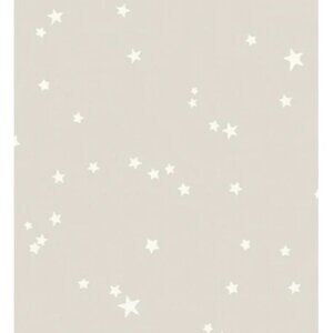 New Cole & Son Stars Wallpaper  103/3012 A044 Grey and White